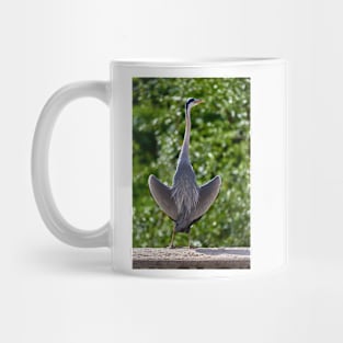 Hesitant Heron Mug